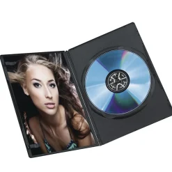 DVD-Leerhülle Slim, 25er-Pack, Schwarz