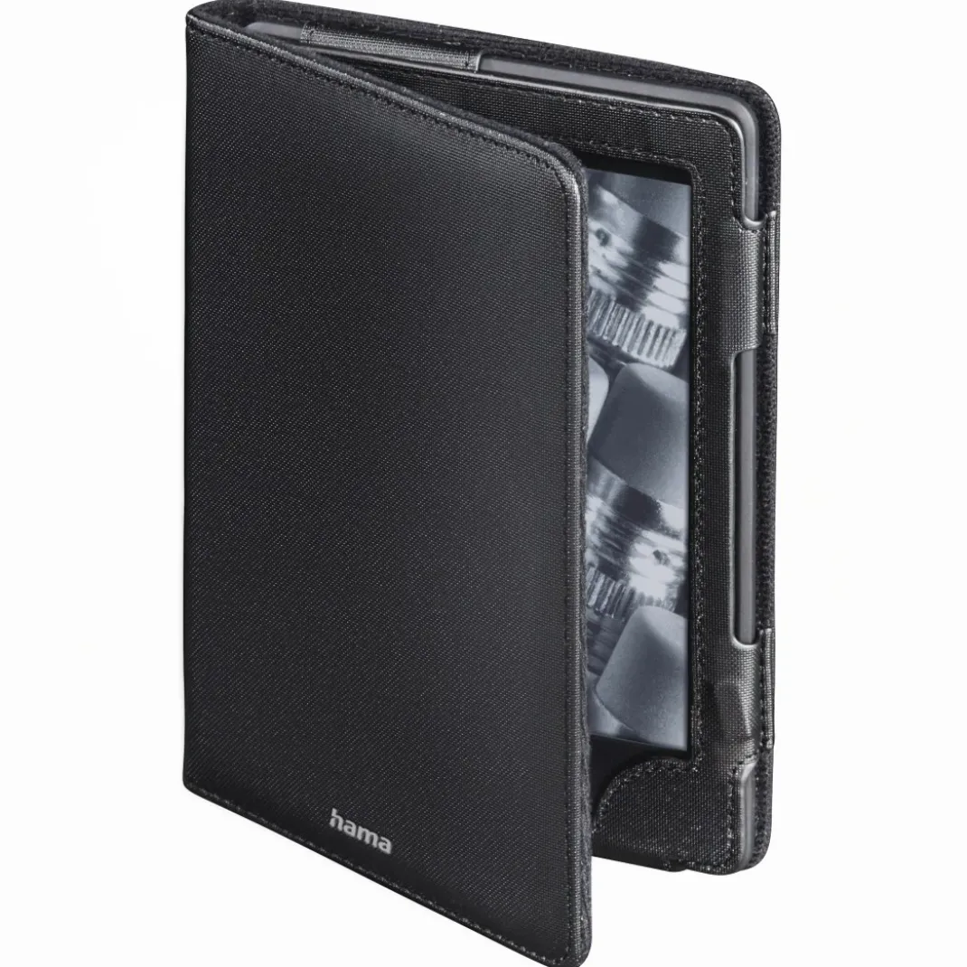 eBook-Case "Arezzo" für Kindle WiFi/Paperwhite und Kobo Touch/Glo, Schwarz