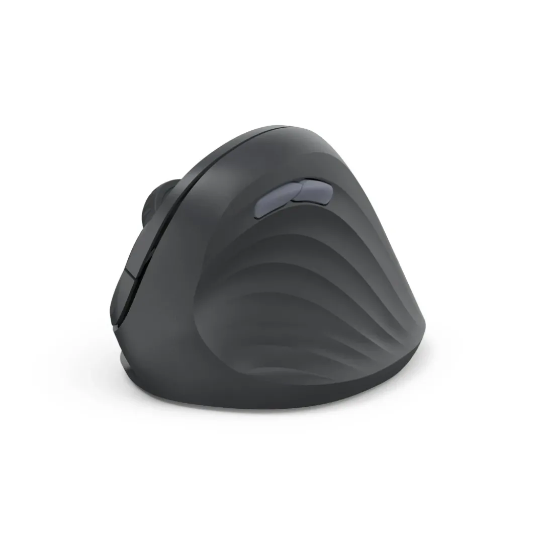 Ergonomische Vertikalmaus "EWM-500R", Funk, optisch, 7 Tasten, Schwarz