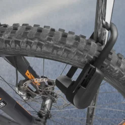 Fahrrad-Bügelschloss, mit Schlüssel und Halterungen, ART 2, Stahl, Schwarz