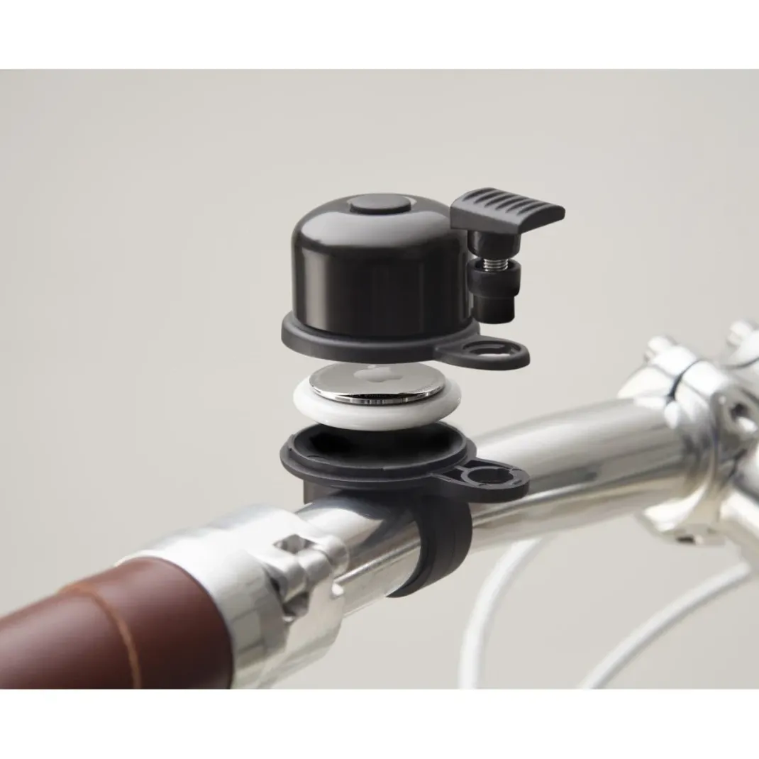 Fahrradklingel "AirBell", mit AirTag-Halter, Ø 2,2 cm, 85 dB