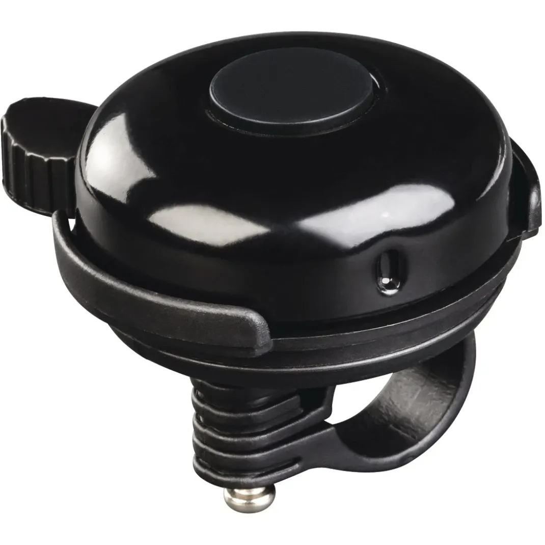 Fahrradklingel, große Glocke, Ø 5,5 cm, Schwarz