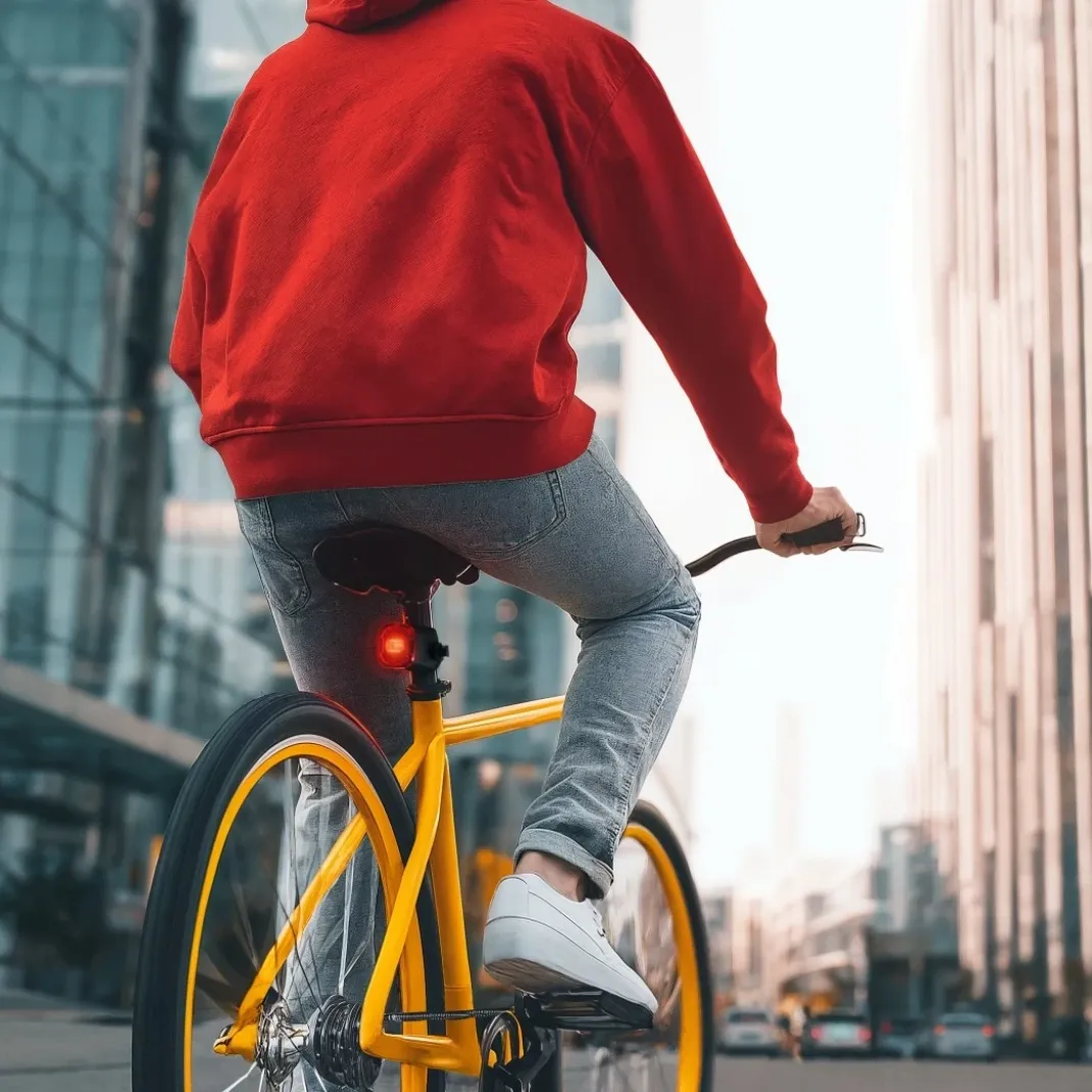 Fahrradlicht-Set, Front- und Rücklicht, LED, Batterien, StVZO-zugelassen