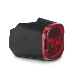 Fahrrad-Rücklicht, LED, Akku, USB-C, StVZO-zugelassen, Schwarz