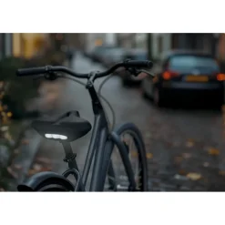 Fahrrad-Sattelbezug, gepolstert, reflektierend, für Sättel mit ca. 23 cm