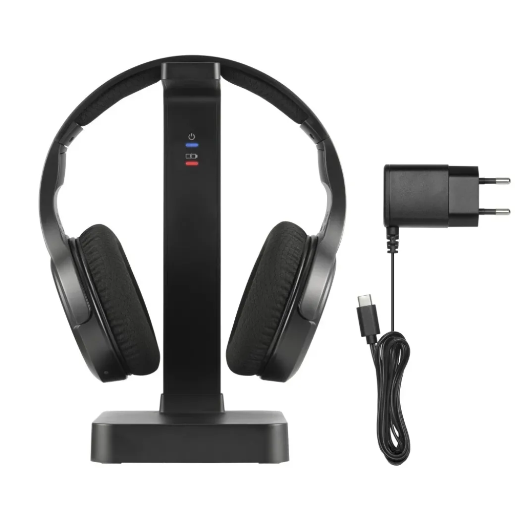 Fernseh-Kopfhörer, Over-Ear, 2,4 GHz-Station + Bluetooth®, Lautstärkeregler