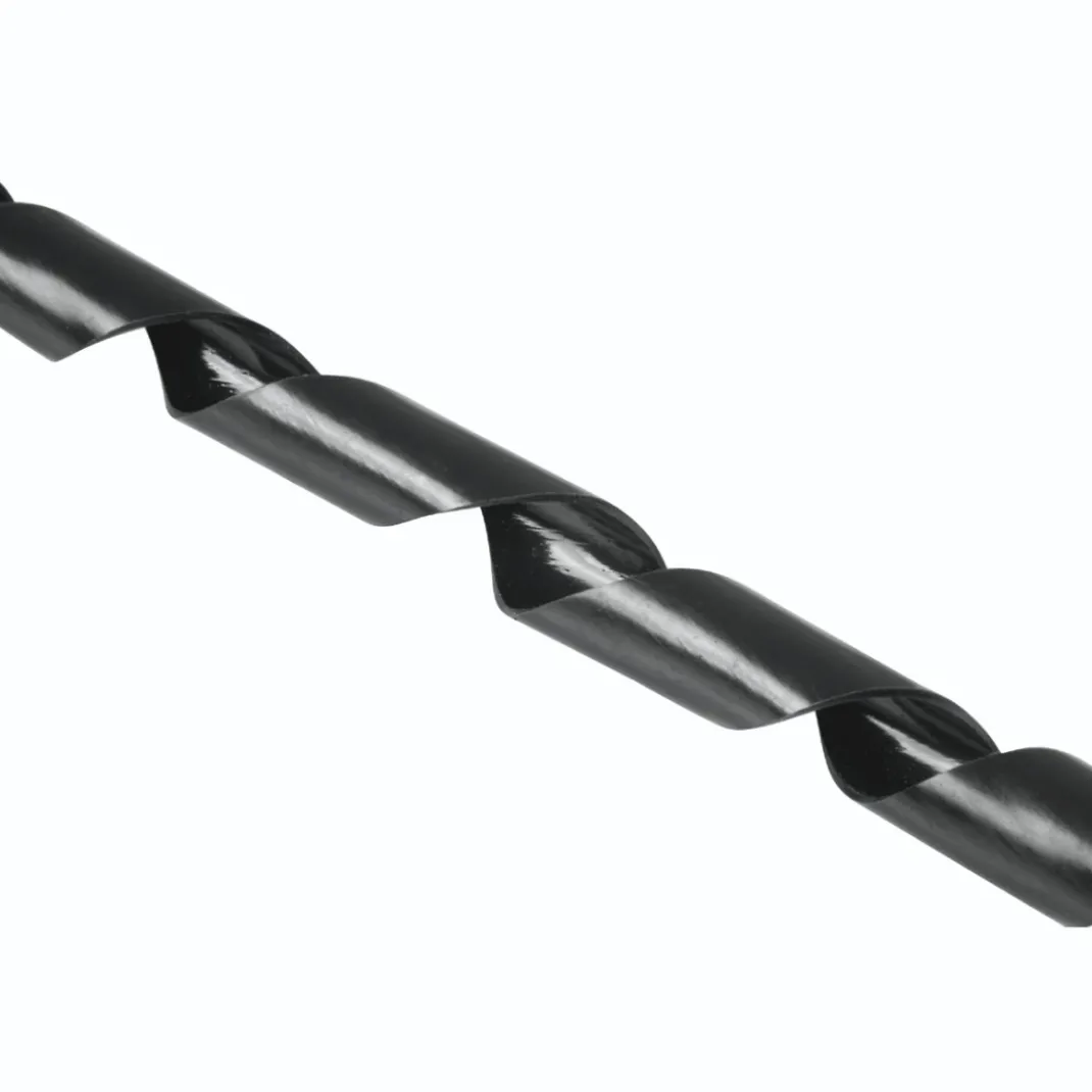 Flexibler Spiral-Kabelschlauch, universal, 7,5 - 30 mm, 2,5 m, Schwarz