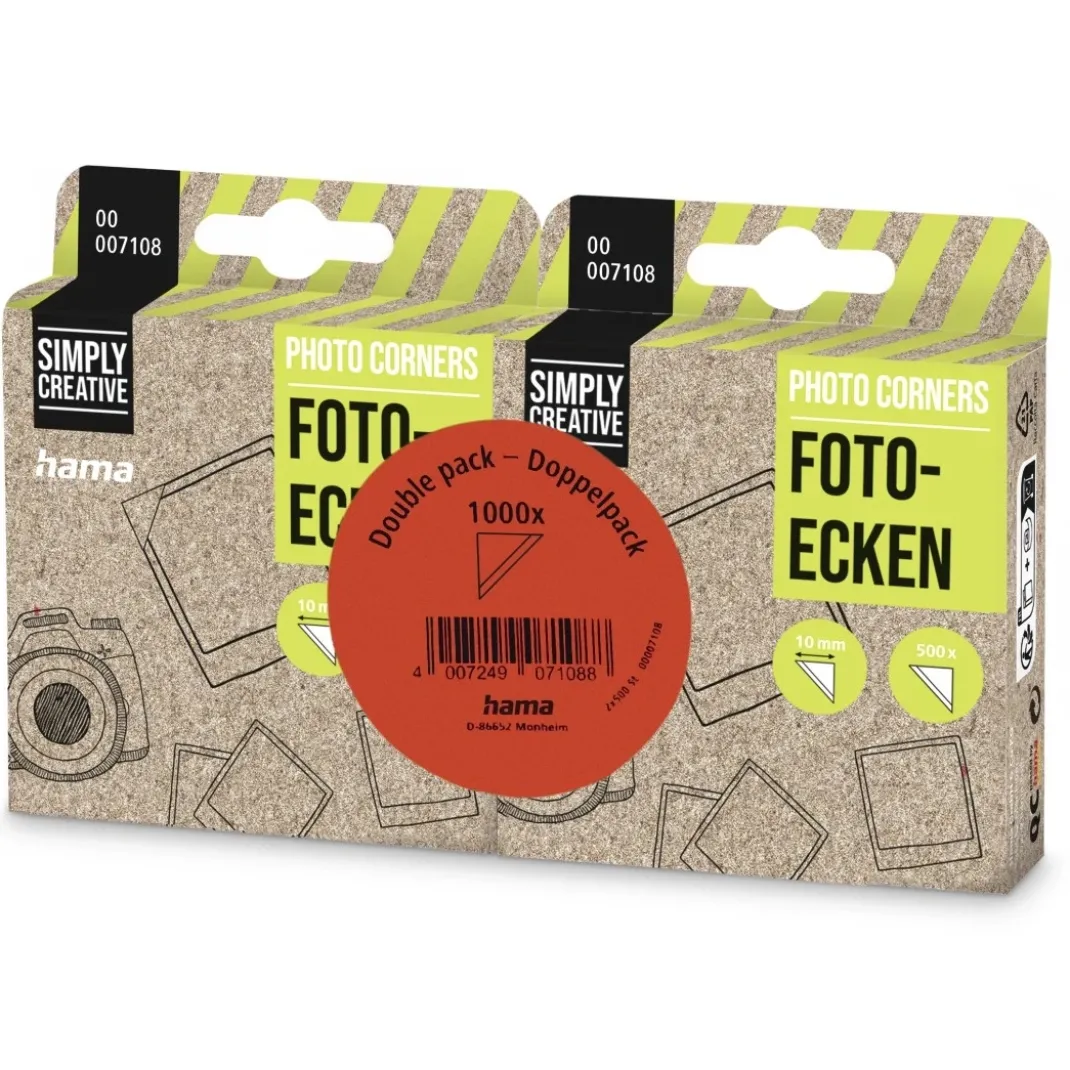 Fotoecken-Spender Aktion, 2x500 Ecken, Doppelpack