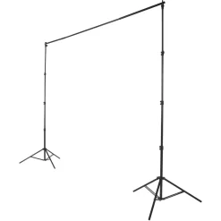 Foto-Hintergrundsystem für Studio und unterwegs, 158-295 cm, ausziehbar