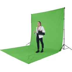 Foto-Hintergrundsystem für Studio und unterwegs, 158-295 cm, ausziehbar