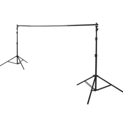Foto-Hintergrundsystem für Studio und unterwegs, 158-295 cm, ausziehbar