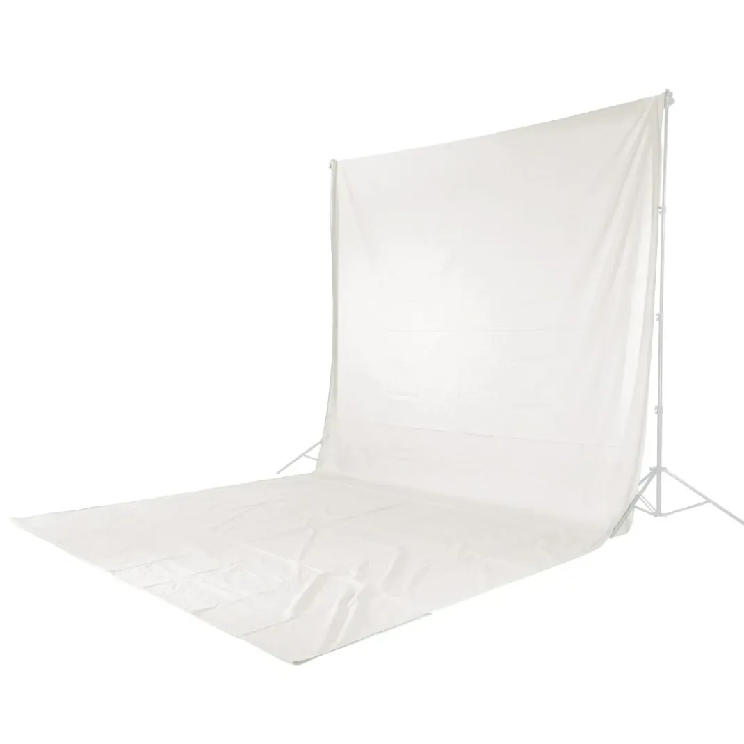 Fotostudio-Hintergrund, Stoff, 2,95 x 6 m, Weiß