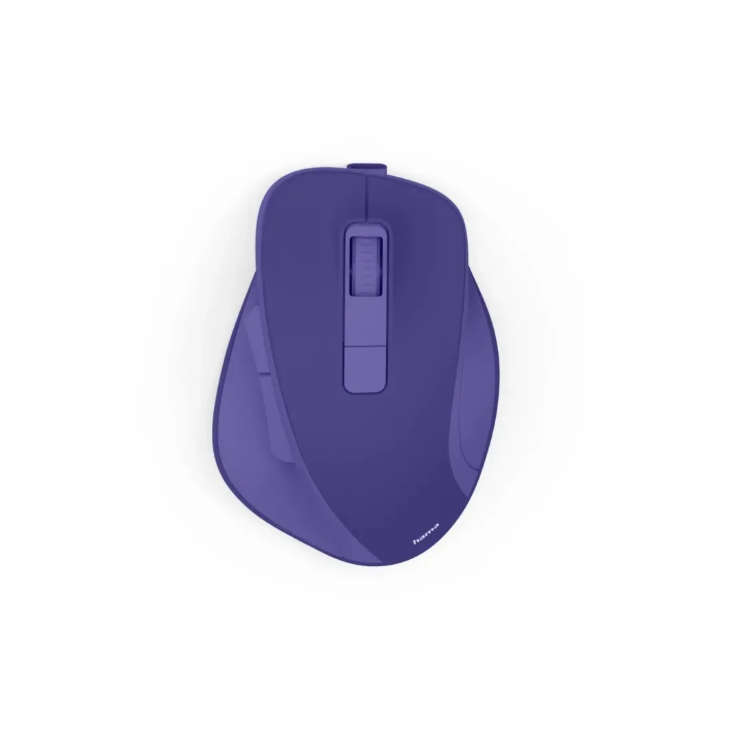Funkmaus "WM-500", ergonomisch, 6 Tasten, ohne Klickgeräusch, Akku, Blau