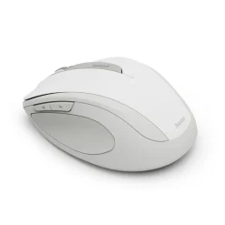 Funkmaus "WM-400", ergonomisch, optisch, 6 Tasten, ohne Klickgeräusch, Weiß