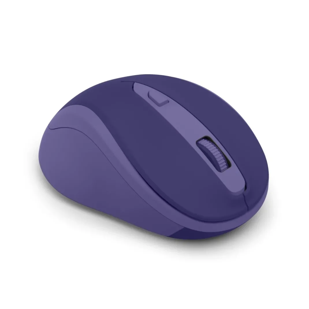 Funkmaus "WM-400", ergonomisch, optisch, 6 Tasten, ohne Klickgeräusch, Blau