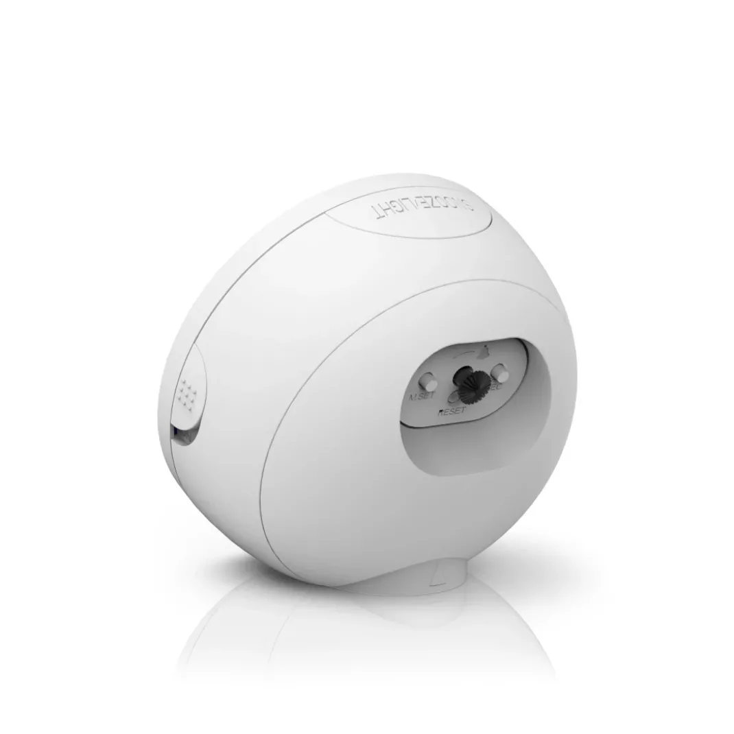Funkwecker "Roundly", Weiß