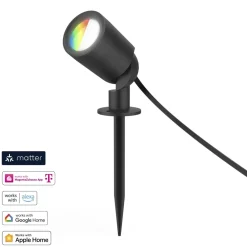 Gartenleuchte WLAN, Erweiterung für Hama Gartenstrahler + Erdspieß, IP65