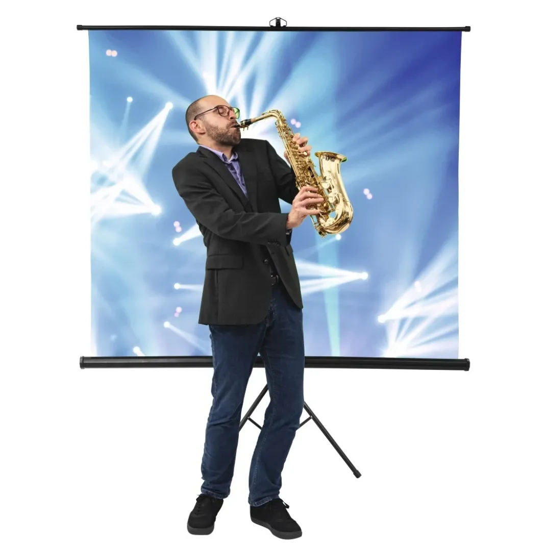 Green Screen Hintergrund mit Stativ, 180 x 180 cm, 2in1