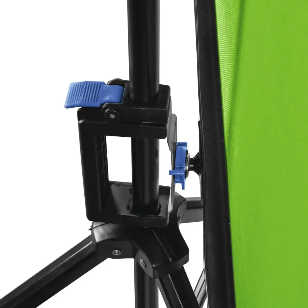 Green Screen Hintergrund mit Stativ, 180 x 180 cm, 2in1