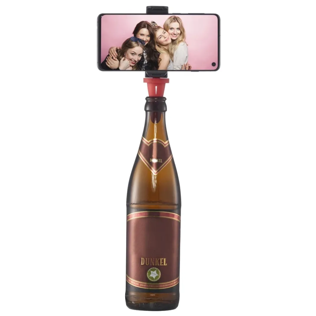 Handyhalterung für Flaschen "Bottle Pod Fun", für Smartphones 5,8 - 8,5 cm