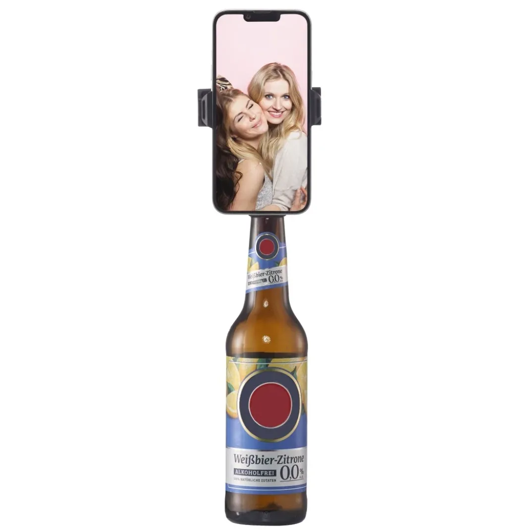 Handyhalterung für Flaschen "Bottle Pod Fun", für Smartphones 5,8 - 8,5 cm