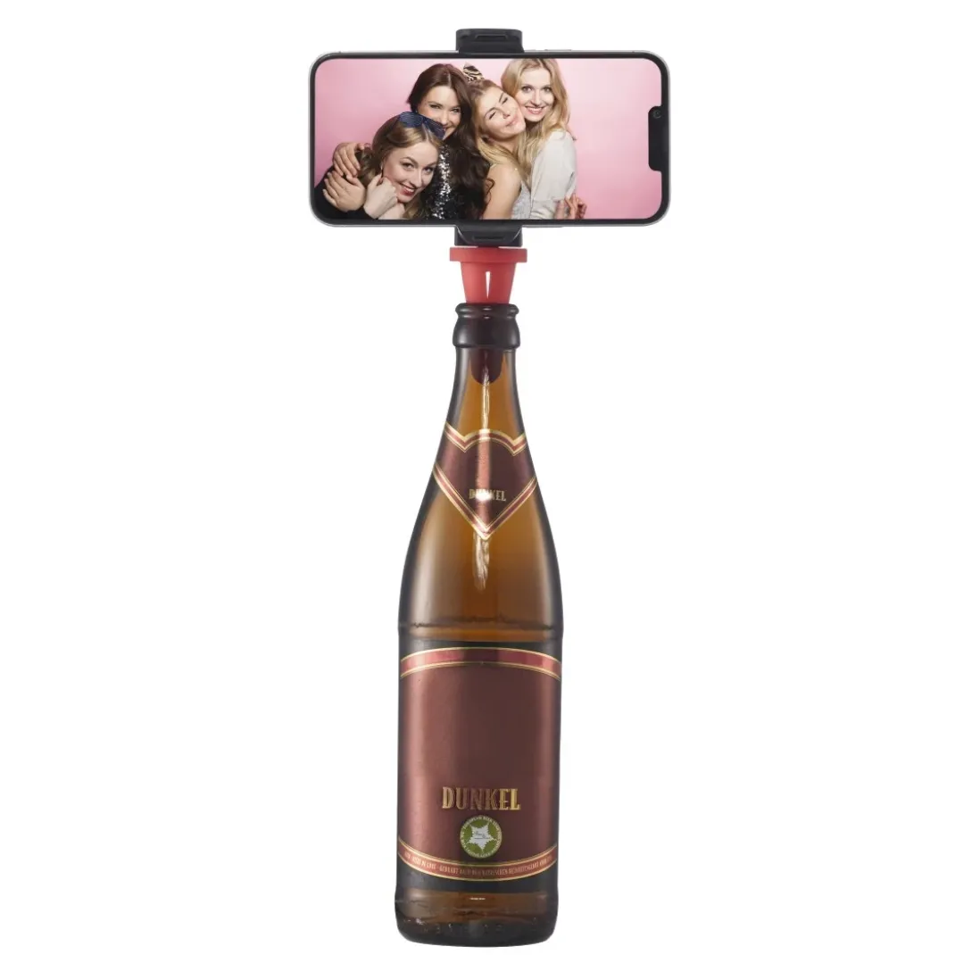 Handyhalterung für Flaschen "Bottle Pod Fun", für Smartphones 5,8 - 8,5 cm