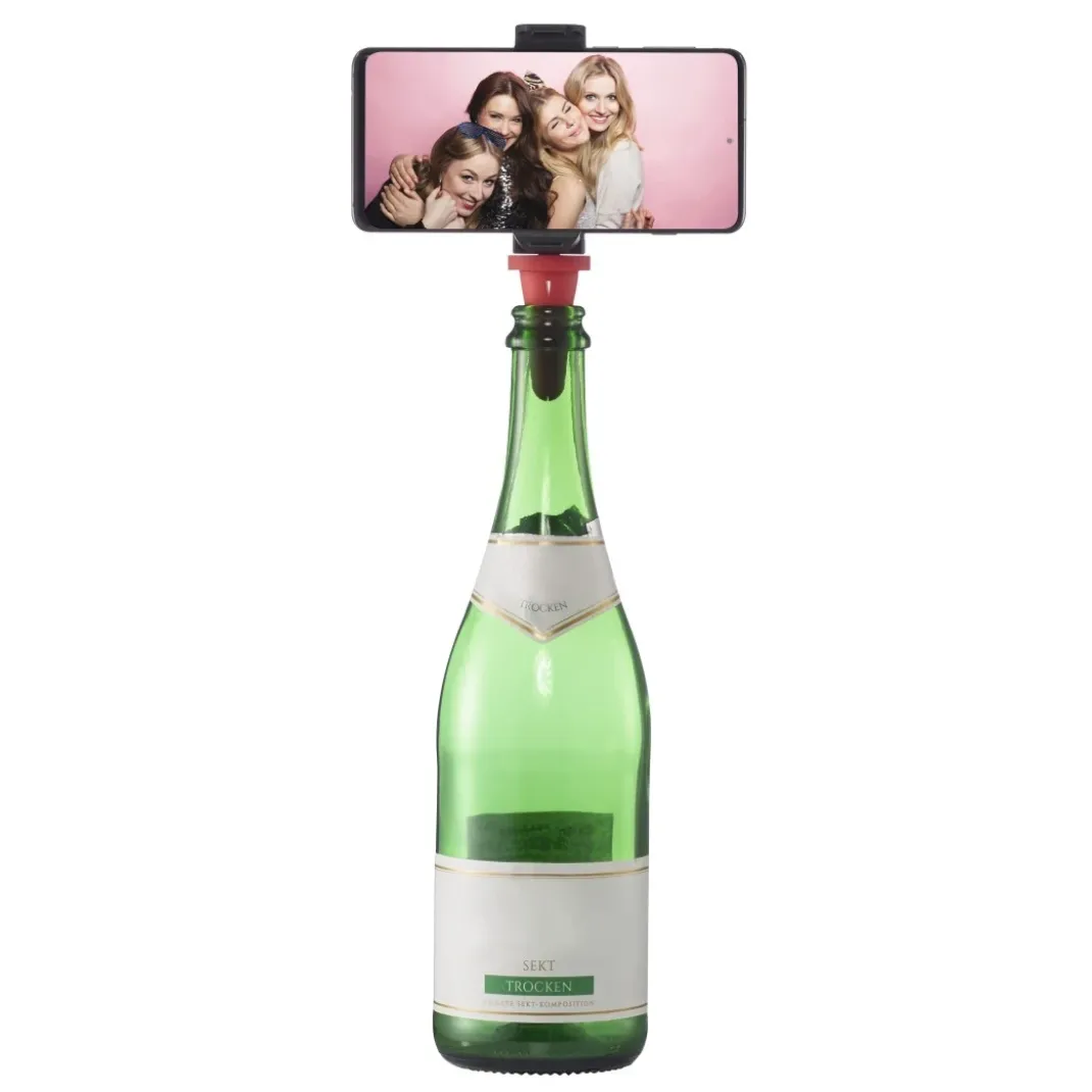 Handyhalterung für Flaschen "Bottle Pod Fun", für Smartphones 5,8 - 8,5 cm