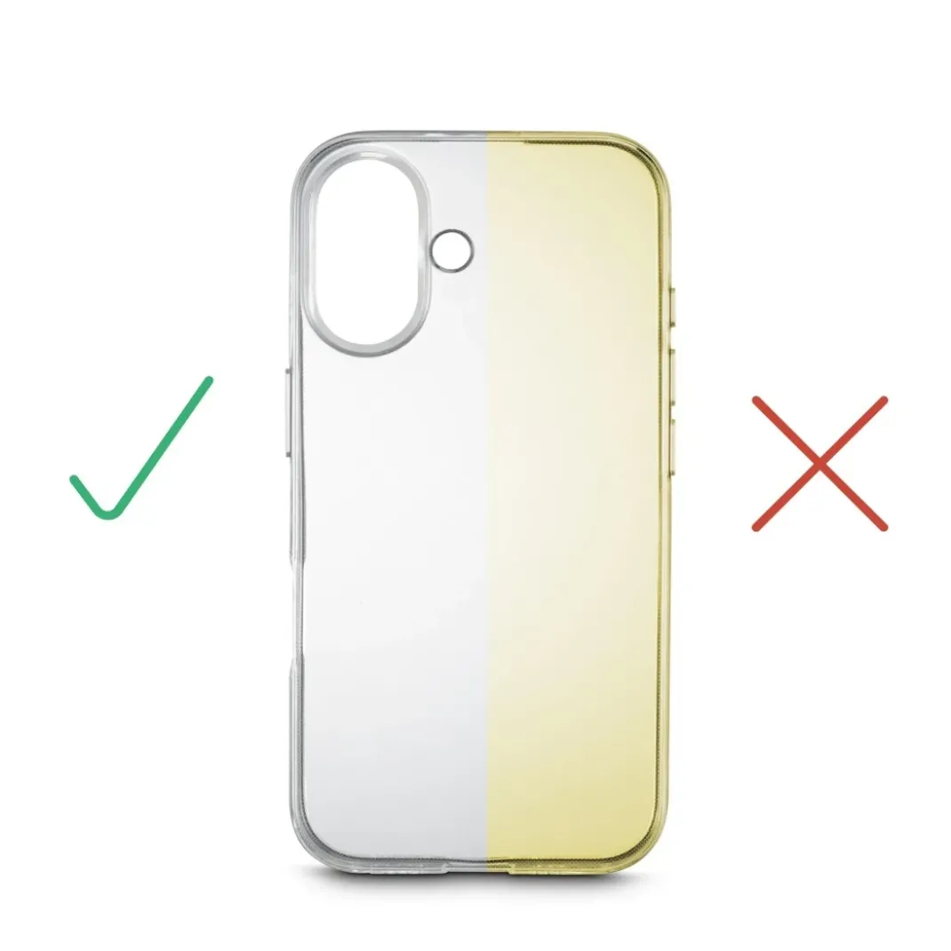 Handyhülle "Always Clear" für Apple iPhone 16, durchsichtig