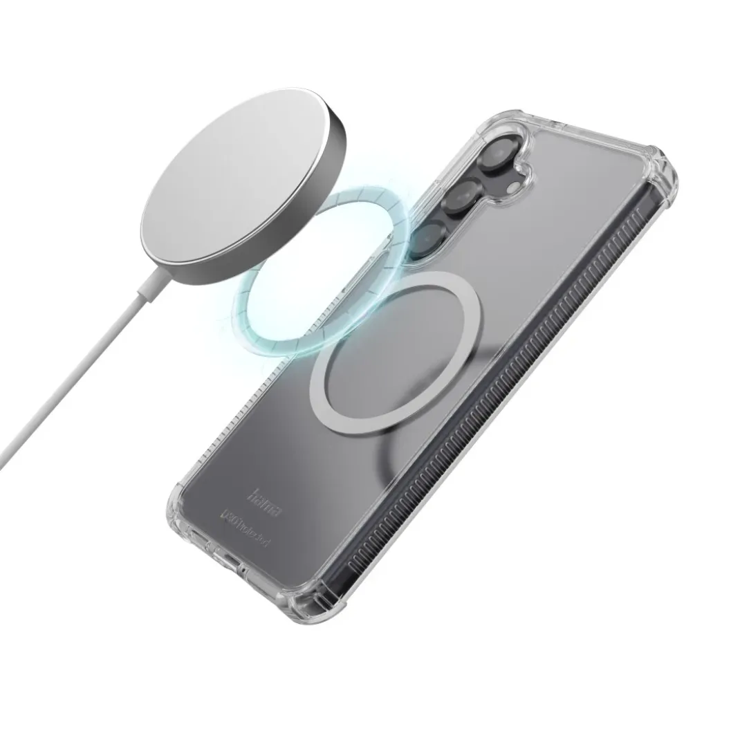 Handyhülle "Extreme Protect" für Galaxy S25, magnetisch, durchsichtig