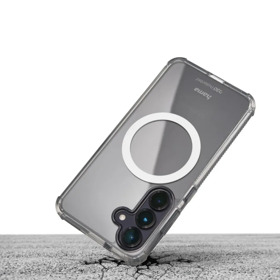 Handyhülle "Extreme Protect" für Galaxy S25, magnetisch, durchsichtig