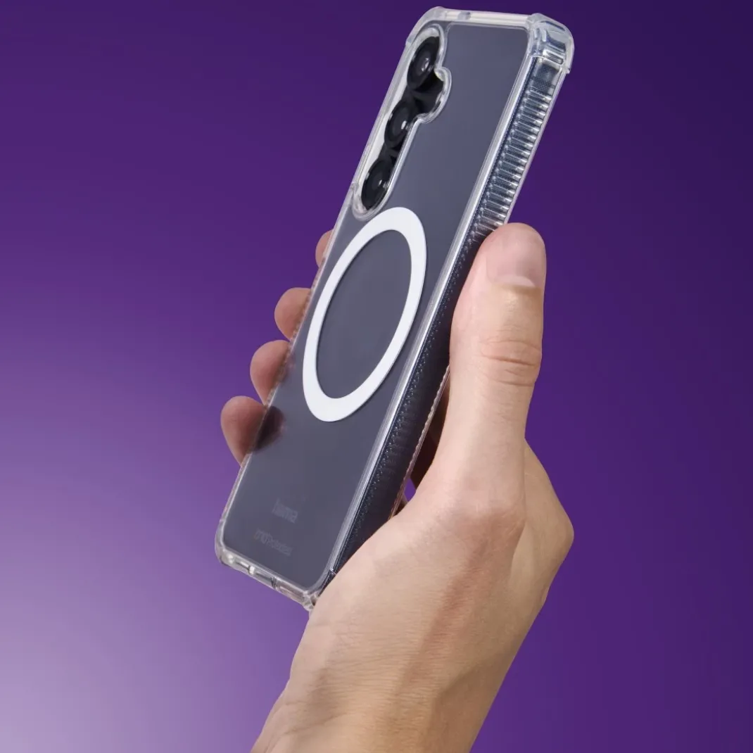 Handyhülle "Extreme Protect" für Galaxy S25, magnetisch, durchsichtig