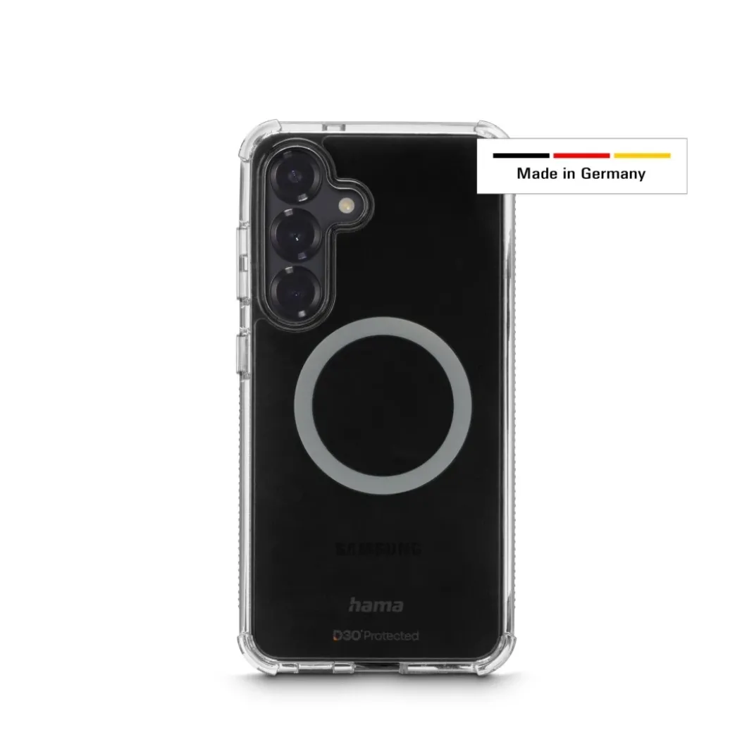 Handyhülle "Extreme Protect" für Galaxy S25, magnetisch, durchsichtig