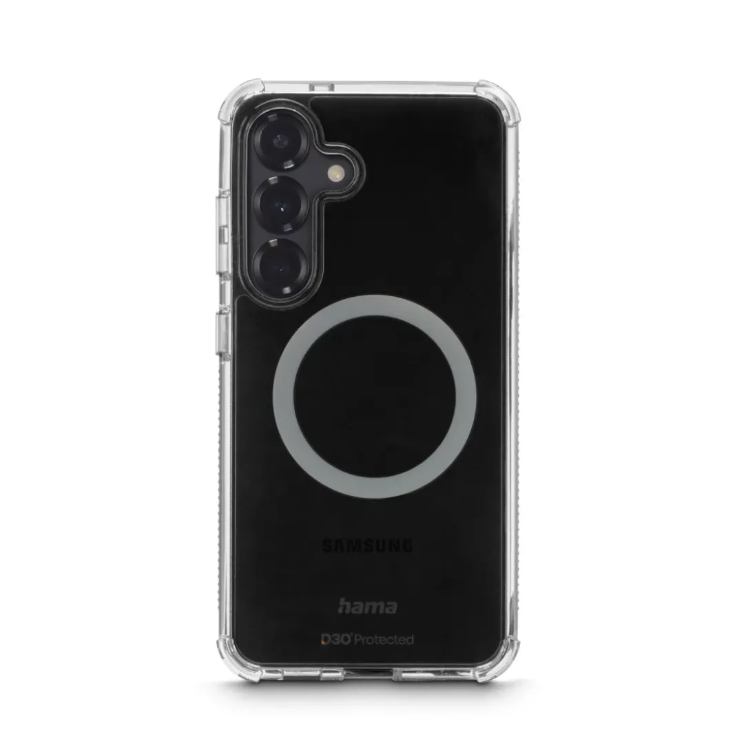 Handyhülle "Extreme Protect" für Galaxy S25+, magnetisch, durchsichtig