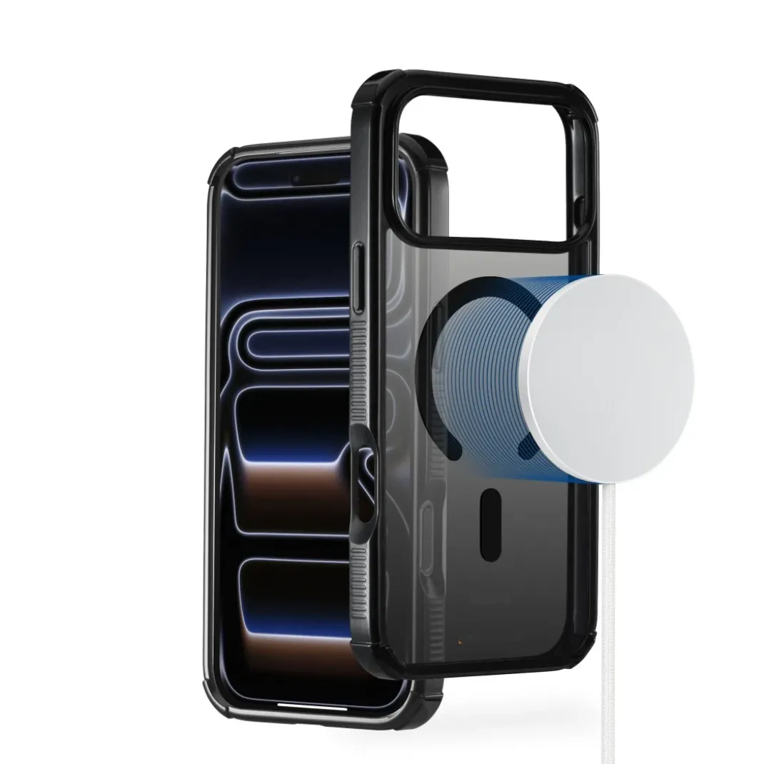 Handyhülle "Extreme Protect" f Apple iPhone 17 Pro Max, magnetisch, Schwarz