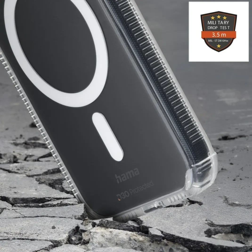 Handyhülle "Extreme Protect" für iPhone 17, magnetisch, durchsichtig