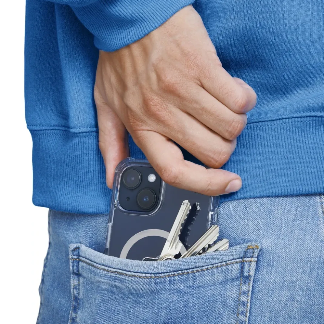 Handyhülle "Extreme Protect" für Apple iPhone 16, magnetisch, durchsichtig