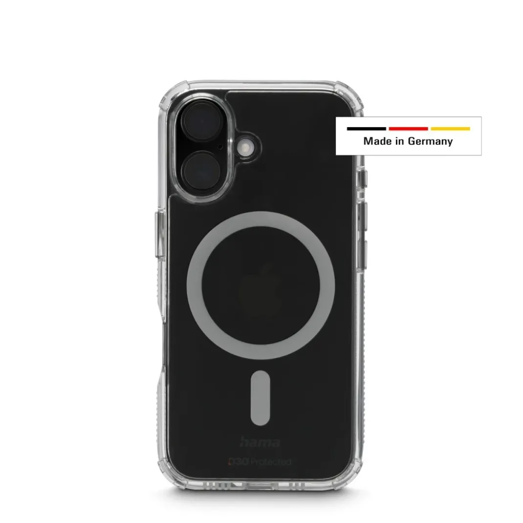 Handyhülle "Extreme Protect" für Apple iPhone 16, magnetisch, durchsichtig