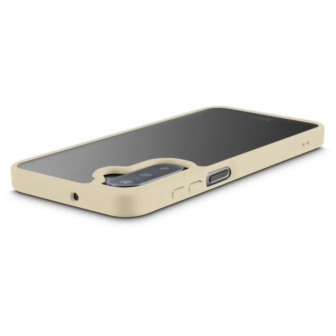 Handyhülle "Frame Protect" für Galaxy A17/A17 5G, durchsichtig, Beige