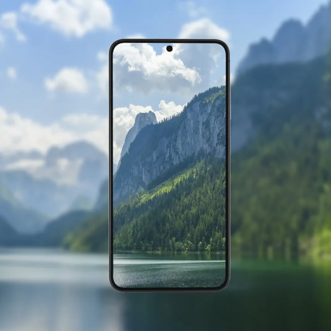 Handy-Schutzglas "Clear Protect" für Samsung Galaxy S25 FE, Montagehilfe