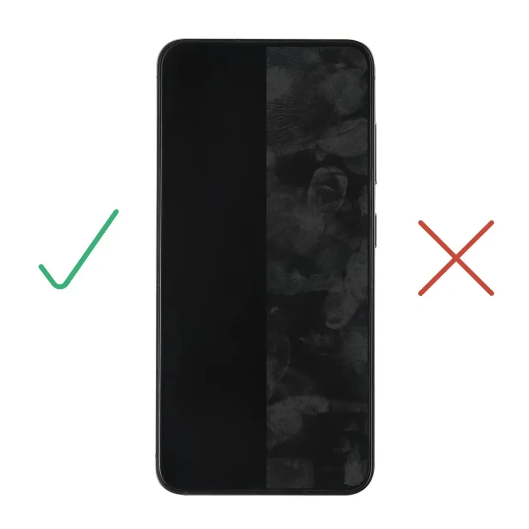 Handy-Schutzglas "Clear Protect" für Samsung Galaxy A37 5G, Montagehilfe
