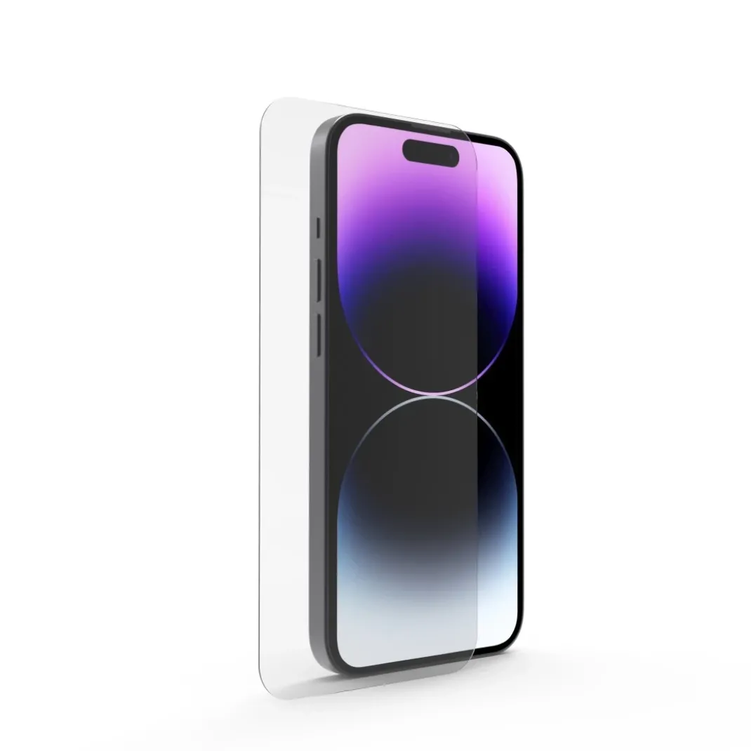 Handy-Schutzglas "Clear Protect" für Apple iPhone 14 Pro, Montagehilfe