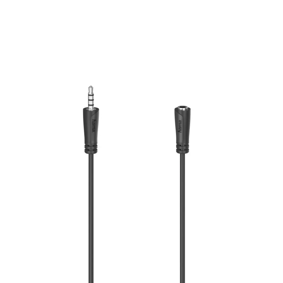 Headset-Verlängerungskabel, 4pol., 3,5-mm-Klinken-Stecker - Kupplung, 1,5 m