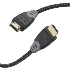 High Speed HDMI™-Kabel, St.-St., 8K, Ethernet, Gewebe, vergoldet, 1,5 m