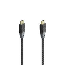 High Speed HDMI™-Kabel, St.-St., 8K, Ethernet, Gewebe, vergoldet, 1,5 m