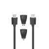High Speed HDMI™-Kabel, Ultra-HD 4K, Ethernet, 1,50 m + 2 HDMI™-Adapter