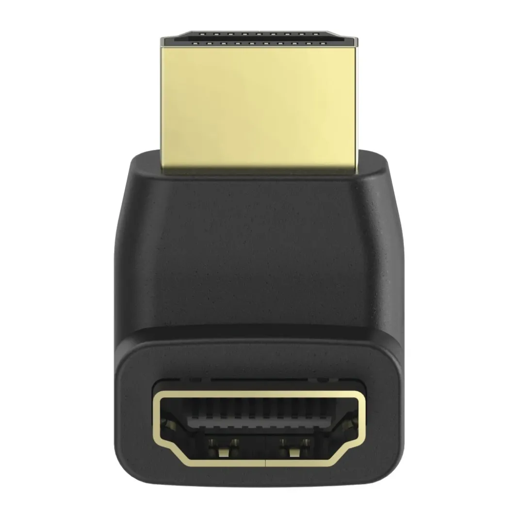 High Speed HDMI™-Winkeladapter, Stecker - Kupplung, 90°