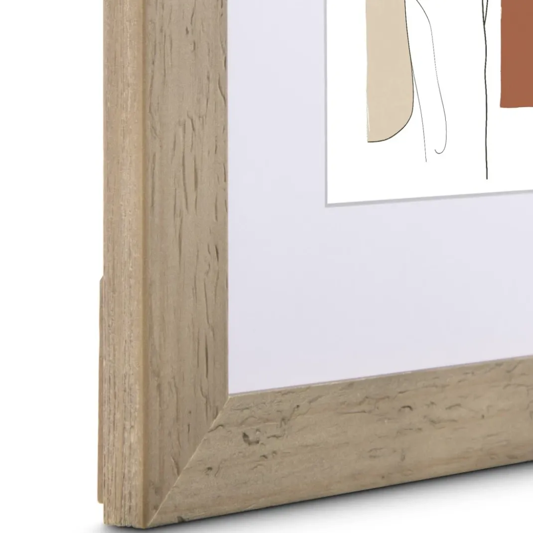 Holzrahmen "Albero", Taupe, 10 x 15 cm