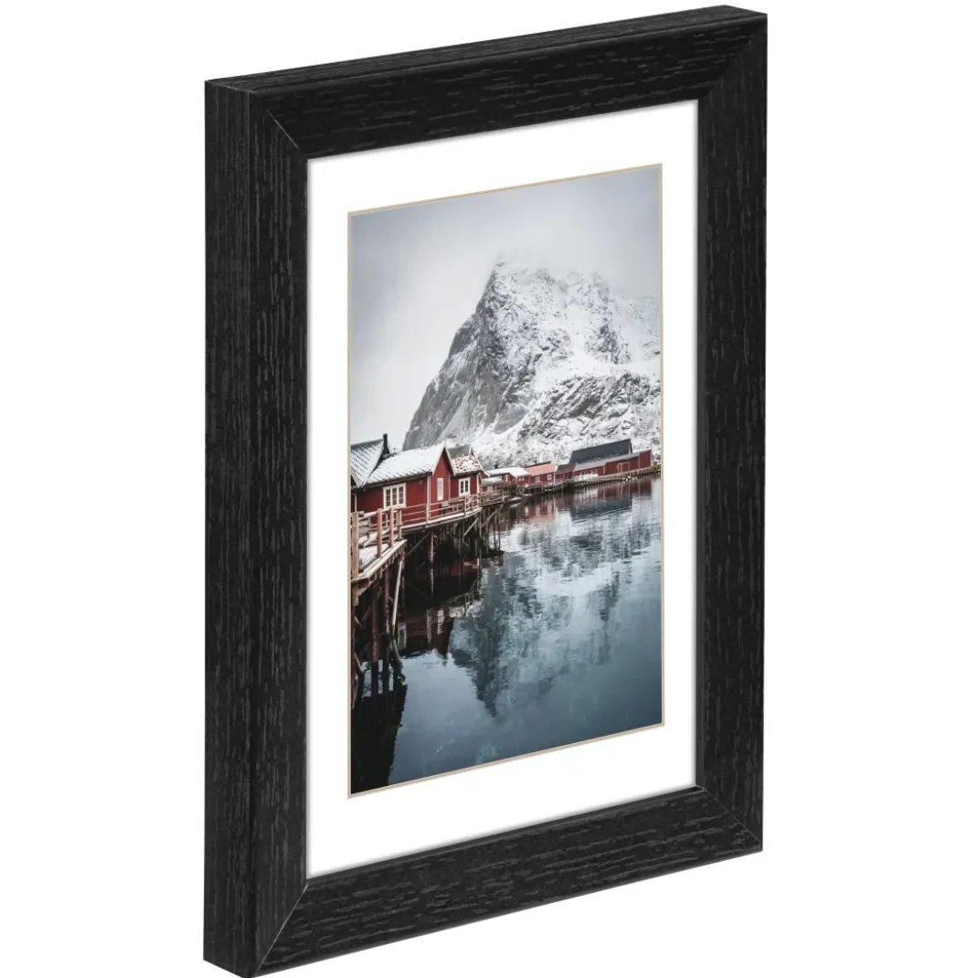 Holzrahmen "Oslo", Schwarz, 20 x 30 cm