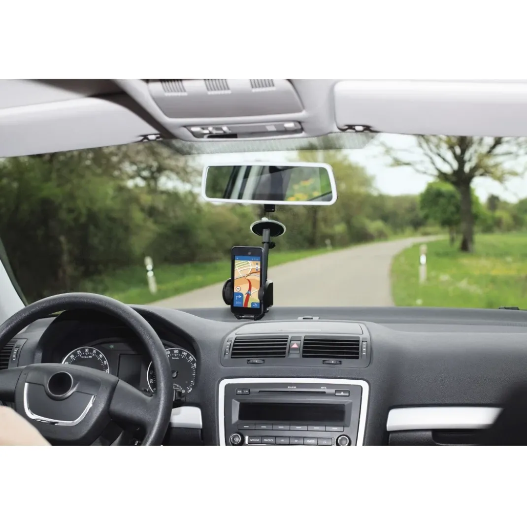 2in1 Auto-Handyhalterung Set "Multi" f. Lüftung / Scheibe, 360 Grad drehbar
