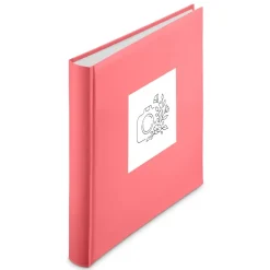 Jumbo-Album "Colorful Lineart", 30x30 cm, 80 weiße Seiten, Rot